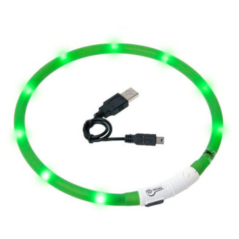 Karlie Visio Light LED svítící obojek zelená
