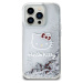 Hello Kitty Liquid Glitter Electroplating Head Logo Kryt iPhone 15 Pro čirý