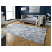 Flair Rugs koberce Kusový koberec Eris Marbled Silver - 240x340 cm