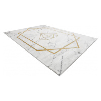 Kusový koberec Emerald diamant 1019 cream and gold 180x270 cm