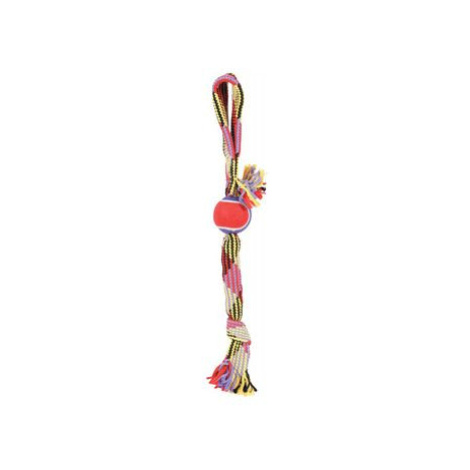 Hračka pes Tennis Ball rope laso 50cm Zolux