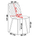 TZB Čalouněná designová židle ForChair II grafitová
