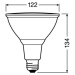 LED ZAR. LPPR38D12030 12,5W/827 E27