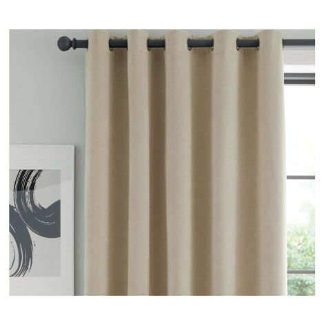 Béžový zatemňovací/termo závěs do dveří 168x213 cm Wilson – Catherine Lansfield