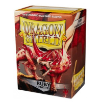 Obaly na karty Dragon Shield Protector - Matte Ruby - 100ks