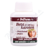 MedPharma Beta karot.10 000 m.j.Pant.+PABA tob.107