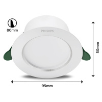 Philips Philips Diamond Cut LED spot Ø9,5cm 360lm/2W 830