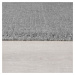 Flair Rugs koberce Kusový ručně tkaný koberec Tuscany Textured Wool Border Grey Marl - 120x170 c