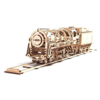 Ugears 3D Mechanická parní lokomotiva s tendrem