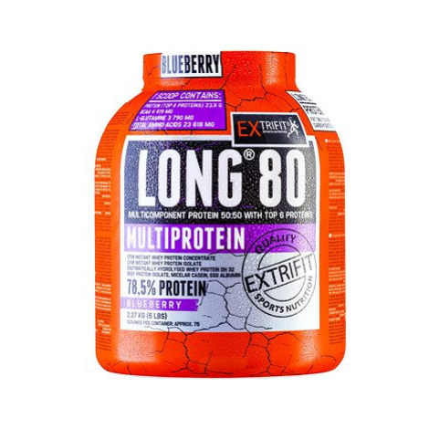 Extrifit Long 80 Multiprotein, 2270g, blueberry