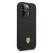 Ferrari FESSIHMP14XBK hard silikonové pouzdro iPhone 14 PRO MAX 6.7" black Silicone Metal Logo M