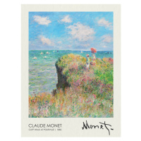 Obrazová reprodukce Cliff Walk at Pourville (1882), Claude Monet, 30 × 40 cm