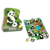 mamido Puzzle Panda s bambusem 48 dílků