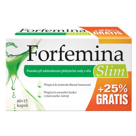 Forfemina Slim - Pro odvodnění těla 75 kapslí