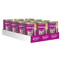 Whiskas 1+ konzerva, 24 x 400 g - 20 + 4 zdarma! - 1+ s kuřecím v želé