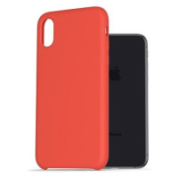 AlzaGuard Premium Liquid Silicone Case pro iPhone X / Xs červené