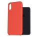 AlzaGuard Premium Liquid Silicone Case pro iPhone X / Xs červené