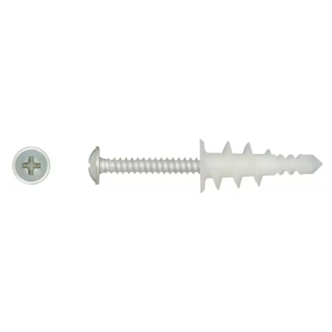 Hmoždinka závrtná DRA-01 do sádrokartonu - nylon + vrut; 3,9 x 32 mm; (100 ks/bal.) RAWLPLUG