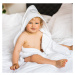 BabyOno Baby Ono Froté župan - ručník s kapucí 100x100cm, bilý