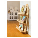 Myminihome Závěsné police do dětského pokoje ve tvaru domku Zvolte barvu: Béžová, Zvolte variant