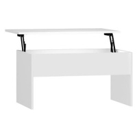 Shumee Konferenční stolek bílý 80 × 50,5 × 41,5 cm kompozitní dřevo