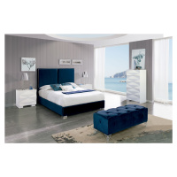 Estila Luxusní designová postel ANDREA se sametovým čalouněním 200 cm