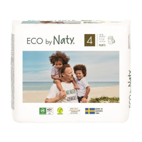 Eco by Naty plenkové kalhotky Maxi 8-15kg 22ks