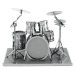 Metal earth drum set, 3d model