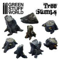 Dekorace Green Stuff World: Tree Stumps