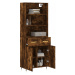 vidaXL Skříň highboard kouřový dub 69,5 x 34 x 180 cm kompozitní dřevo