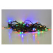 LED venkovní vánoční řetěz, 500 LED, 50 m, přívod 5 m, 8 funkcí, časovač, IP44, vícebarevný