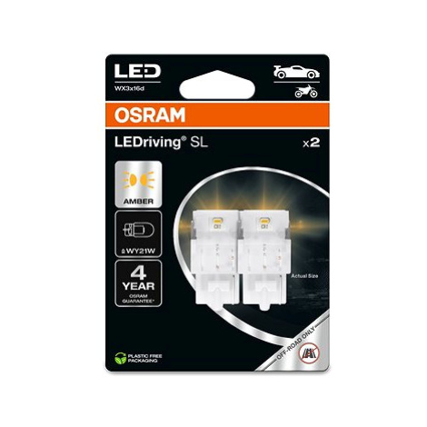 OSRAM LEDriving SL WY21W Žlutá 12V dva kusy v balení