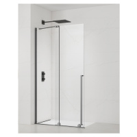 Sprchová zástěna walk-in 140 cm SAT Xmotion PVD Gun metal SATBWIXM140GM