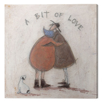 Obraz na plátně Sam Toft - A Bit of Love, 2 cm - 30×30 cm