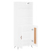 vidaXL Skříň highboard bílá 69,5 x 34 x 180 cm kompozitní dřevo