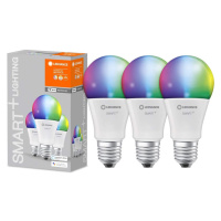 Ledvance SADA 3x LED RGBW Stmívatelná žárovka SMART+ E27/9W/230V 2700K-6500K - Ledvance