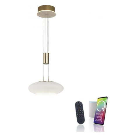 PN 2075-60 Q ETIENNE závěsné svítidlo Smart Home mosaz kruhové ZigBee 2700-5000K - PAUL NEUHAUS PAULNEUHAUS