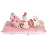 Llorens 26312 NEW BORN HOLČIČKA - realistická panenka miminko s celovinylovým tělem - 26 cm