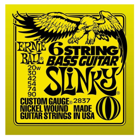 Ernie Ball 2837 Slinky Nickel Wound 29 5/8 Scale 6-String Electric Bas