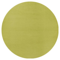 Hanse Home Collection koberce Kusový Koberec Fancy 103009 Grün - zelený kruh - 200x200 (průměr) 