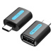 Vention USB-C (M) to USB 2.0 (F) OTG Adapter Black PVC Type