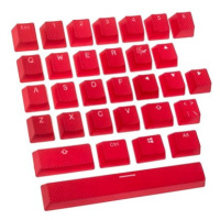 Ducky Rubber Keycap Set, 31 kláves, Double-Shot Backlight - červená