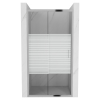 Sprchové dveře MEXEN Apia 140cm stříbrný