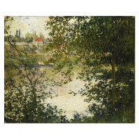 Obrazová reprodukce A View Through the Trees of La Grande Jatte Island, Monet, Claude, 40 × 32.8