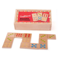 Bigjigs Toys Dřevěné domino klasické