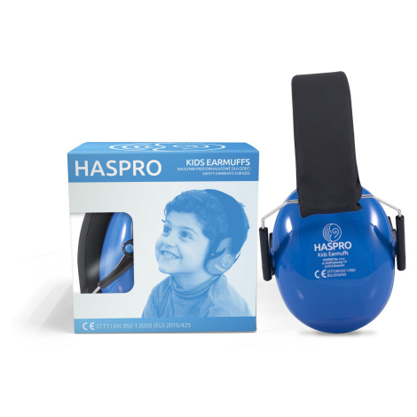 HASPRO Hearing Protection KIDS sluchátka na uši, modrá