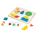 Playtive Dřevěná výuková hra Montessori (magnetická hra s pokládáním dílků)