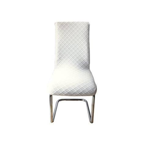 Home Elements potah na židli 38 × 38 × 45 cm bílý