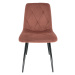 Ak furniture Prošívaná čalouněná židle Artis růžová