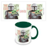 Mandalorian Hrnek 315 ml - The Kids With Me - EPEE Merch - Pyramid